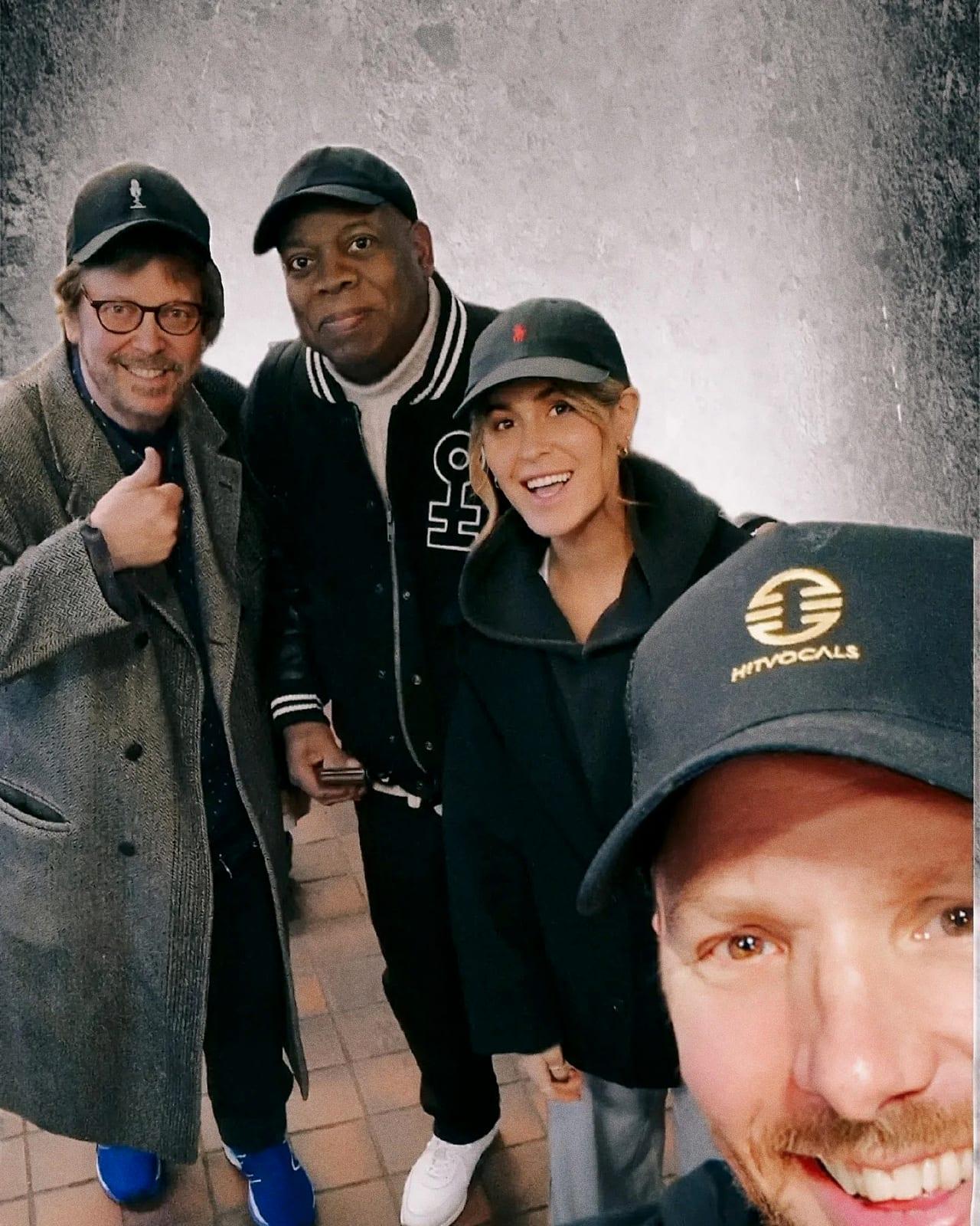 Matt's selfie with Joe Smooth, Becky Smith and Steve Diamond
