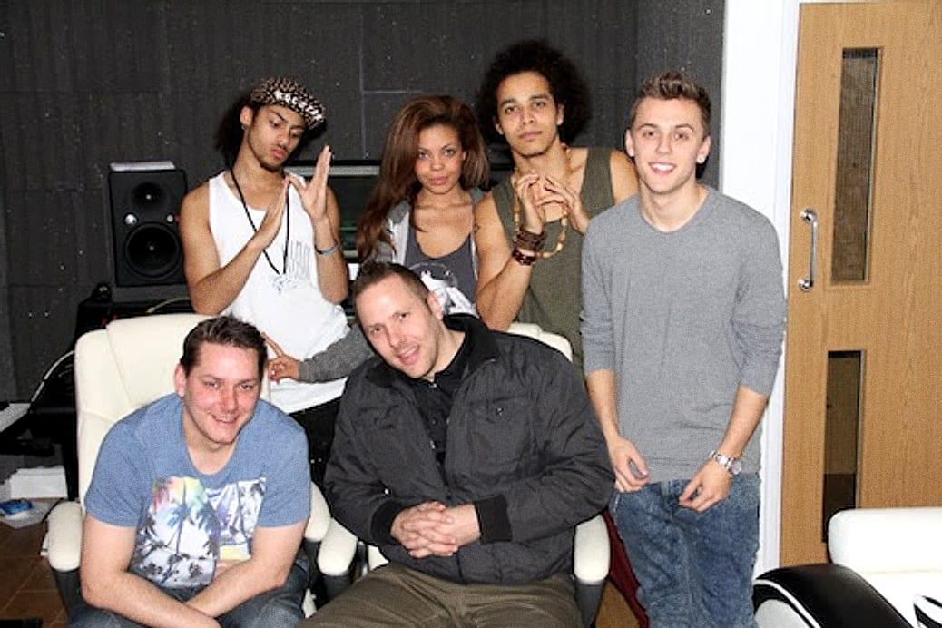 The Meyers Bros with The Luminites in the studio