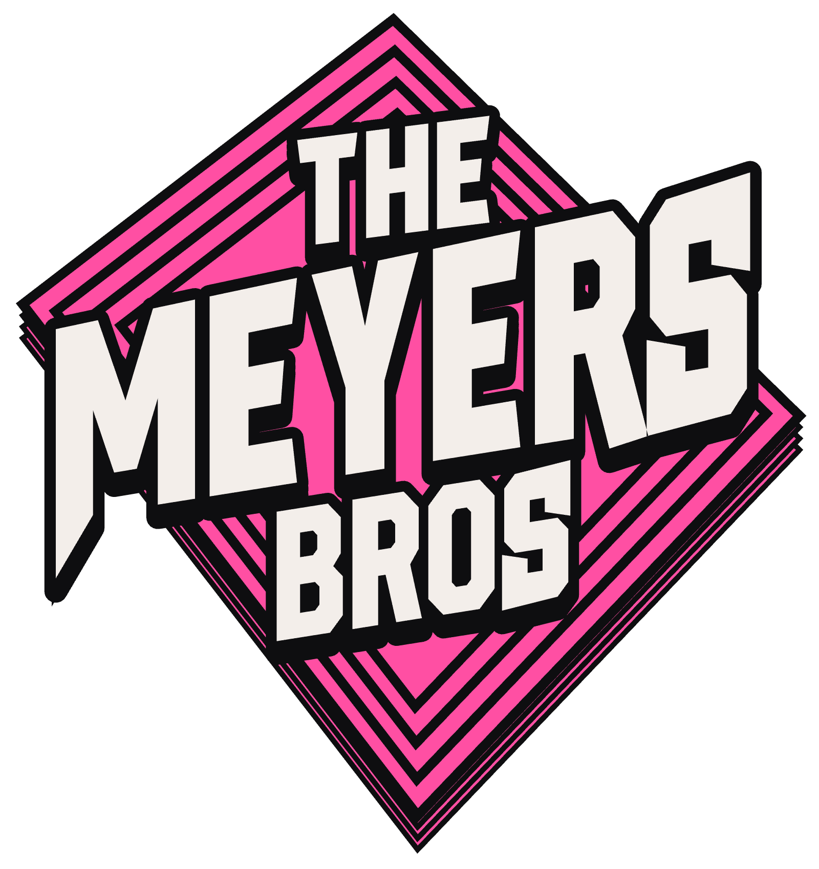 Solid pink badge preview